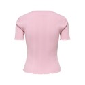 ONLY Tenna Rund Hals T-shirt - Romance Rose