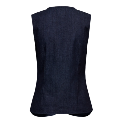 ONLY LASHYBY Demim Vest - Dark Blue Denim