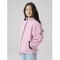 NAME IT Kids Bulina Teddy Cardigan - Mauve Mist