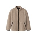 NAME IT Kids Bulina Teddy Cardigan - Gilded Beige