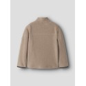 NAME IT Kids Bulina Teddy Cardigan - Gilded Beige