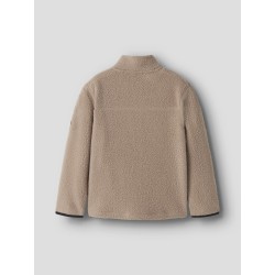 NAME IT Kids Bulina Teddy Cardigan - Gilded Beige