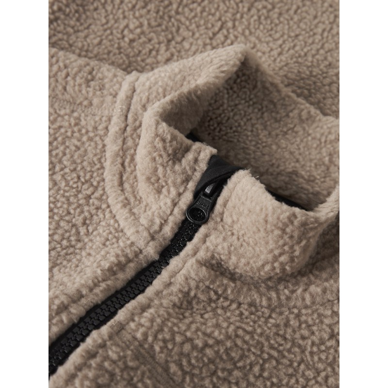 NAME IT Kids Bulina Teddy Cardigan - Gilded Beige