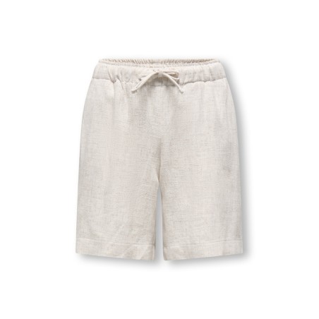 KIDS ONLY Siesta Loose Hør Shorts - Moonbeam