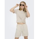 KIDS ONLY Siesta Loose Hør Shorts - Moonbeam
