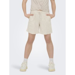 KIDS ONLY Siesta Loose Hør Shorts - Moonbeam