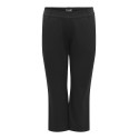 ONLY CARMAKOMA Goldtrash HW Straight Culotte Bukser - Sort