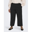 ONLY CARMAKOMA Goldtrash HW Straight Culotte Bukser - Sort