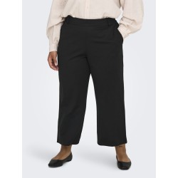 ONLY CARMAKOMA Goldtrash HW Straight Culotte Bukser - Sort