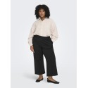 ONLY CARMAKOMA Goldtrash HW Straight Culotte Bukser - Sort