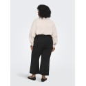 ONLY CARMAKOMA Goldtrash HW Straight Culotte Bukser - Sort