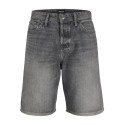 JACK & JONES Alex Baggy Denim Shorts - Black Denim / AM 399