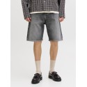 JACK & JONES Alex Baggy Denim Shorts - Black Denim / AM 399