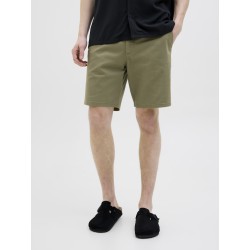 JJ REBEL Sharp Chino Shorts - Deep Lichen Green