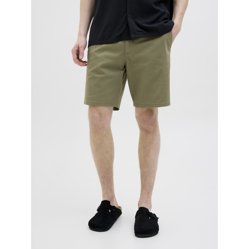 JJ REBEL Sharp Chino Shorts - Deep Lichen Green