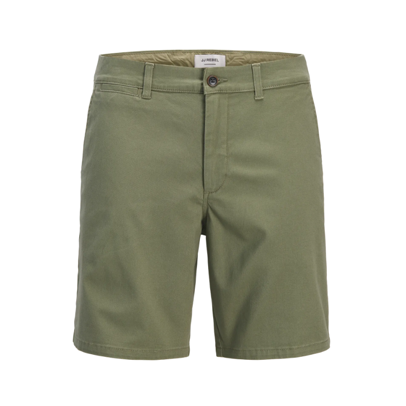 JJ REBEL Sharp Chino Shorts - Deep Lichen Green