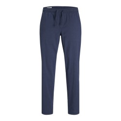 JACK & JONES PLUS Stace Breeze Hør Bukser - Sky Captain