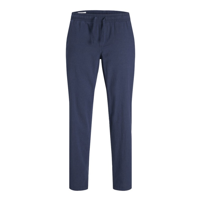 JACK & JONES PLUS Stace Breeze Hør Bukser - Sky Captain