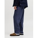 JACK & JONES PLUS Stace Breeze Hør Bukser - Sky Captain