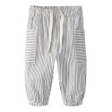 NAME IT Baby Far Stribet Bukser - Cloud Dancer