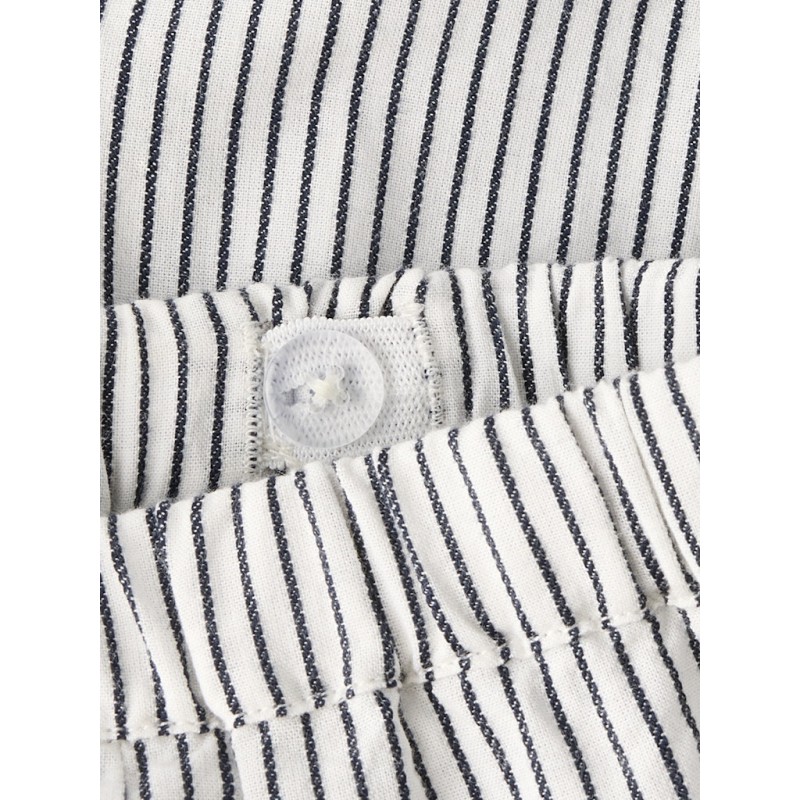 NAME IT Baby Far Stribet Bukser - Cloud Dancer