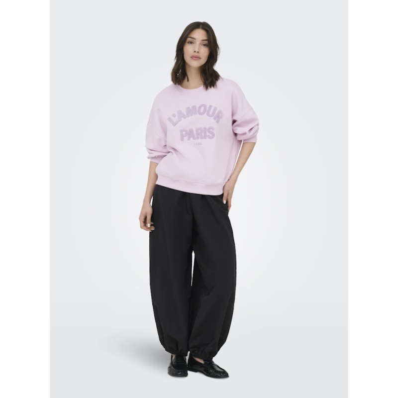 JDY Mesa langærmet sweatshirt - Winsom Orchid / Lamour