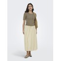 JDY Gaby 2/4 Perle Strik Cardigan - Greige