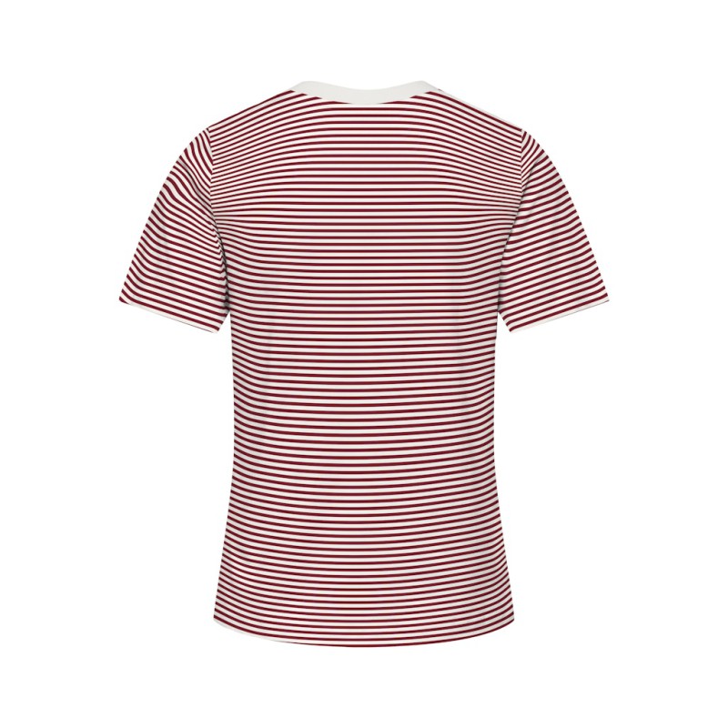 JDY Pisa S/S Print Top - Cloud Dancer / Rhubarb