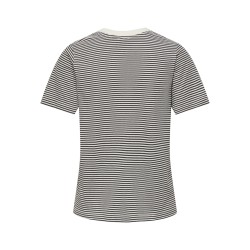 JDY Pisa S/S Print Top - Cloud Dancer / Chicory Coffee