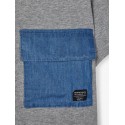 NAME IT KIDS Batoj denim t-shirt - Light Blue Denim
