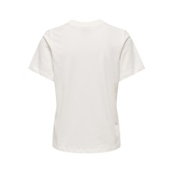 JDY Pisa S/S Print Top - Cloud Dancer / Lemon