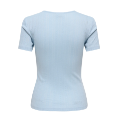 JDY Salsa Mia S/S Top - Cashmere Blue