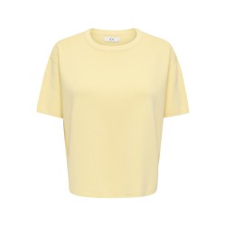 JDY Astra S/S Strik Pullover - Double Cream