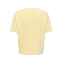 JDY Astra S/S Strik Pullover - Double Cream