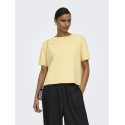JDY Astra S/S Strik Pullover - Double Cream
