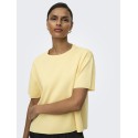 JDY Astra S/S Strik Pullover - Double Cream
