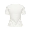 JDY Tessa S/S Top - Cloud Dancer