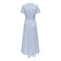 JDY Mio S/S Maxi Skjorte Kjole - Forever Blue
