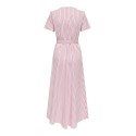 JDY Mio S/S Maxi Skjorte Kjole - Chalk Pink