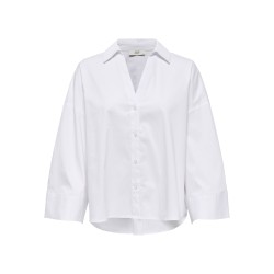 JDY Mio 7/8 Skjorte - Hvid