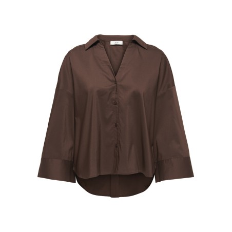 JDY Mio 7/8 Skjorte - Chicory Coffee