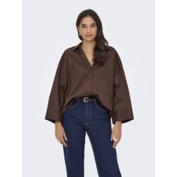 JDY Mio 7/8 Skjorte - Chicory Coffee