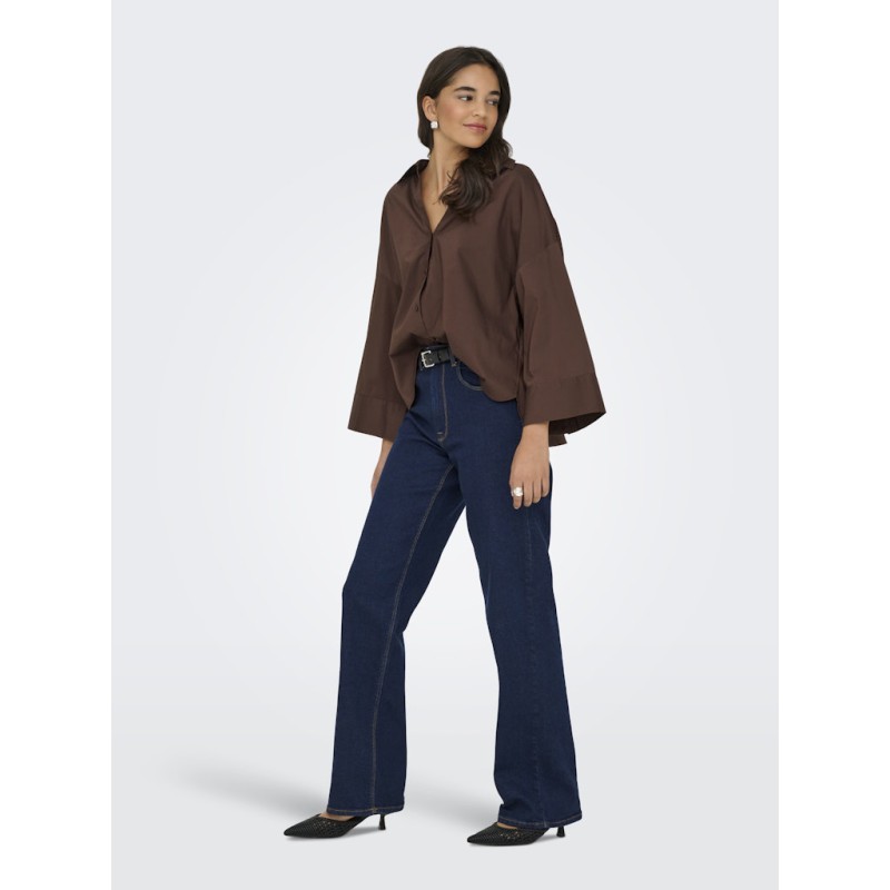 JDY Mio 7/8 Skjorte - Chicory Coffee