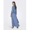 JDY Jasper MW Maxi Denim Nederdel - Medium Blue Denim