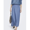 JDY Jasper MW Maxi Denim Nederdel - Medium Blue Denim