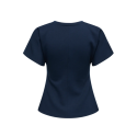 JDY Safina S/S Figursyet Top - Black Iris