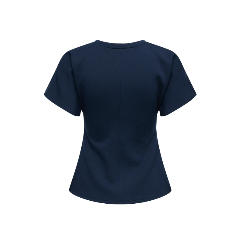 JDY Safina S/S Figursyet Top - Black Iris