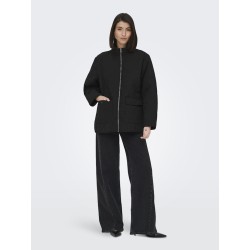JDY Raya Quiltet Oversize Jakke - Sort