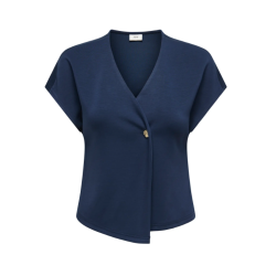 JDY Tami S/S Top - Black Iris