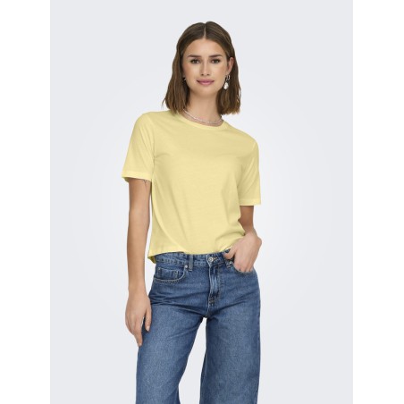 JDY Rex Basic T-Shirt - French Vanilla